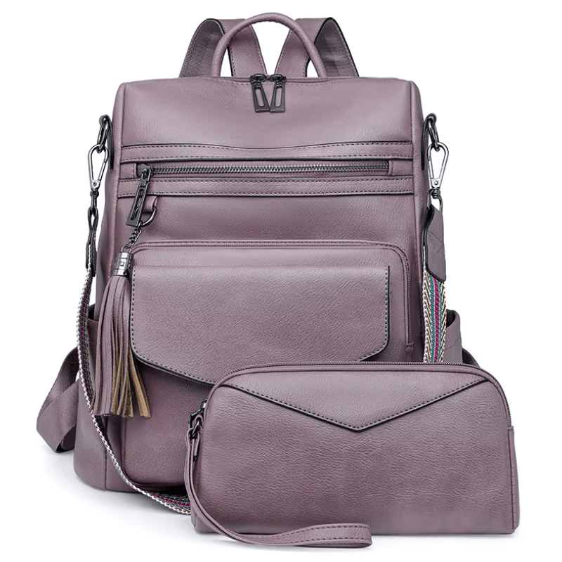 Premium Leather Women's Backpack with Gift Bag Premium Leather Women's Backpack with Gift Bag Blue Wolf Store