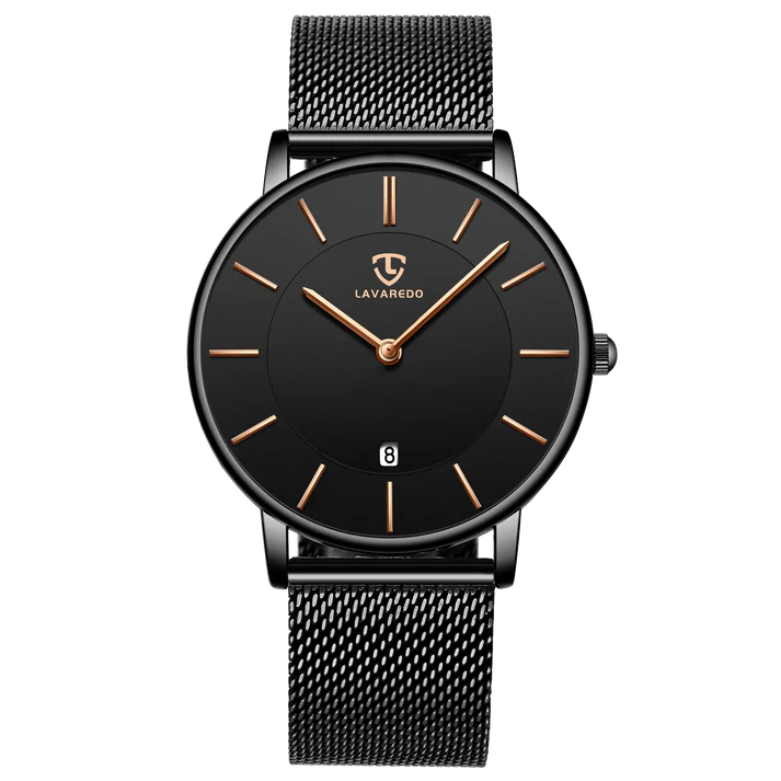 Refined Minimalist Men's Leather Wrist Watch Refined Minimalist Men's Leather Wrist Watch Blue Wolf Store