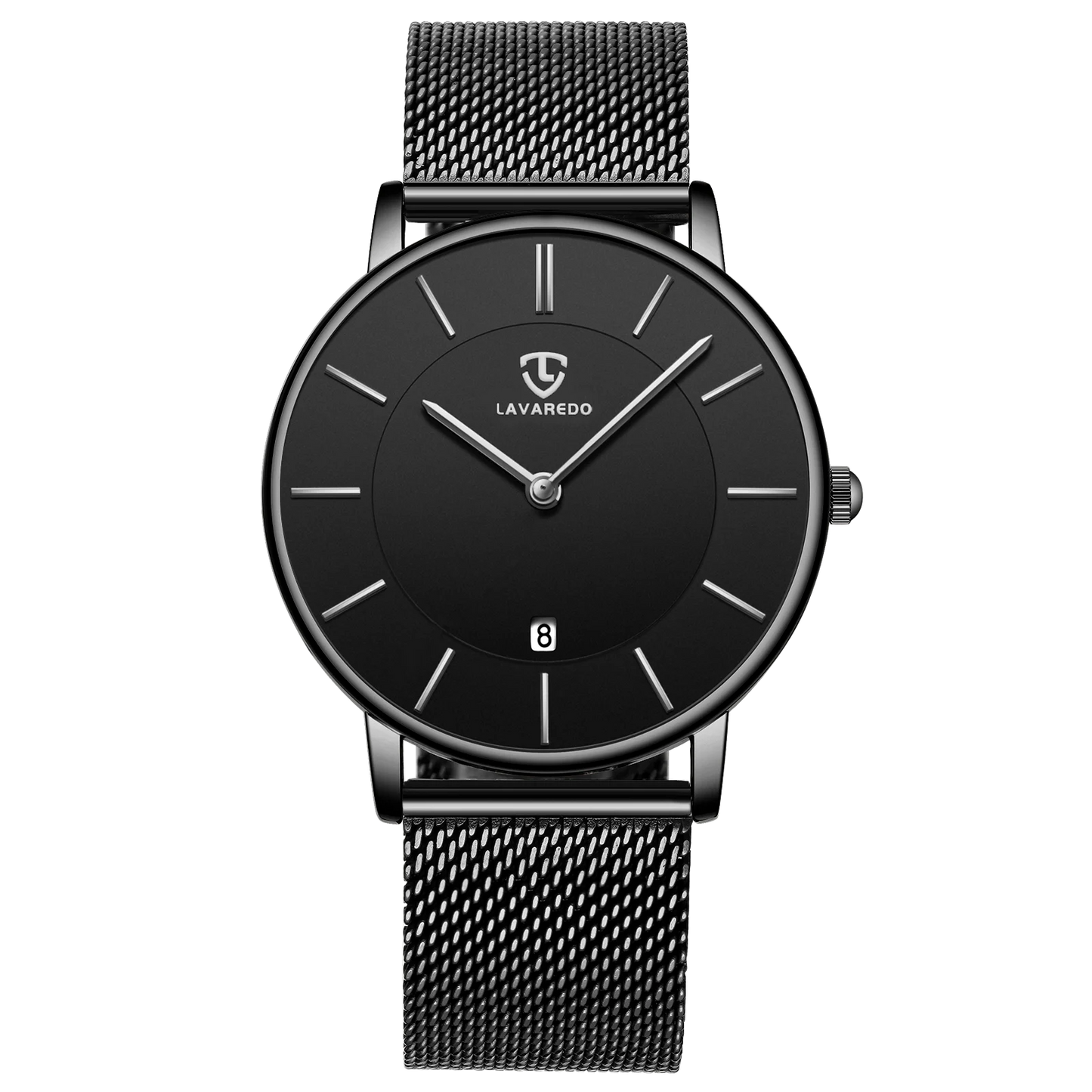 Refined Minimalist Men's Leather Wrist Watch Refined Minimalist Men's Leather Wrist Watch Blue Wolf Store Black/Black