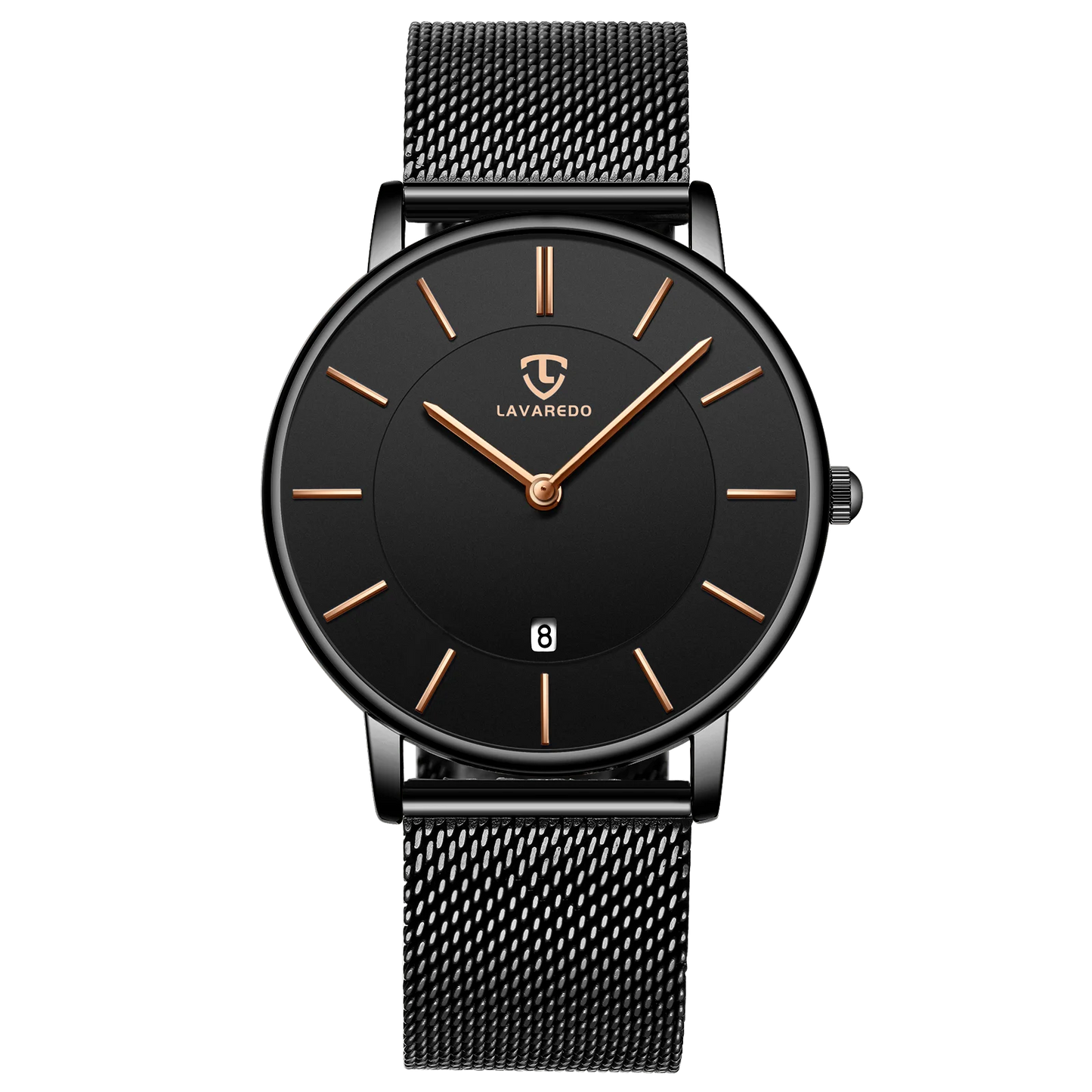 Refined Minimalist Men's Leather Wrist Watch Refined Minimalist Men's Leather Wrist Watch Blue Wolf Store BlackRose