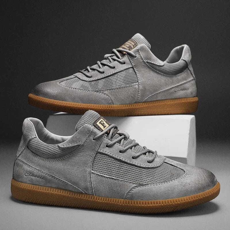 Renaro Solen – Casual Leather Sneakers Renaro Solen – Casual Leather Sneakers Blue Wolf Store Gray US 7 / UK-AU 6 / EU 39