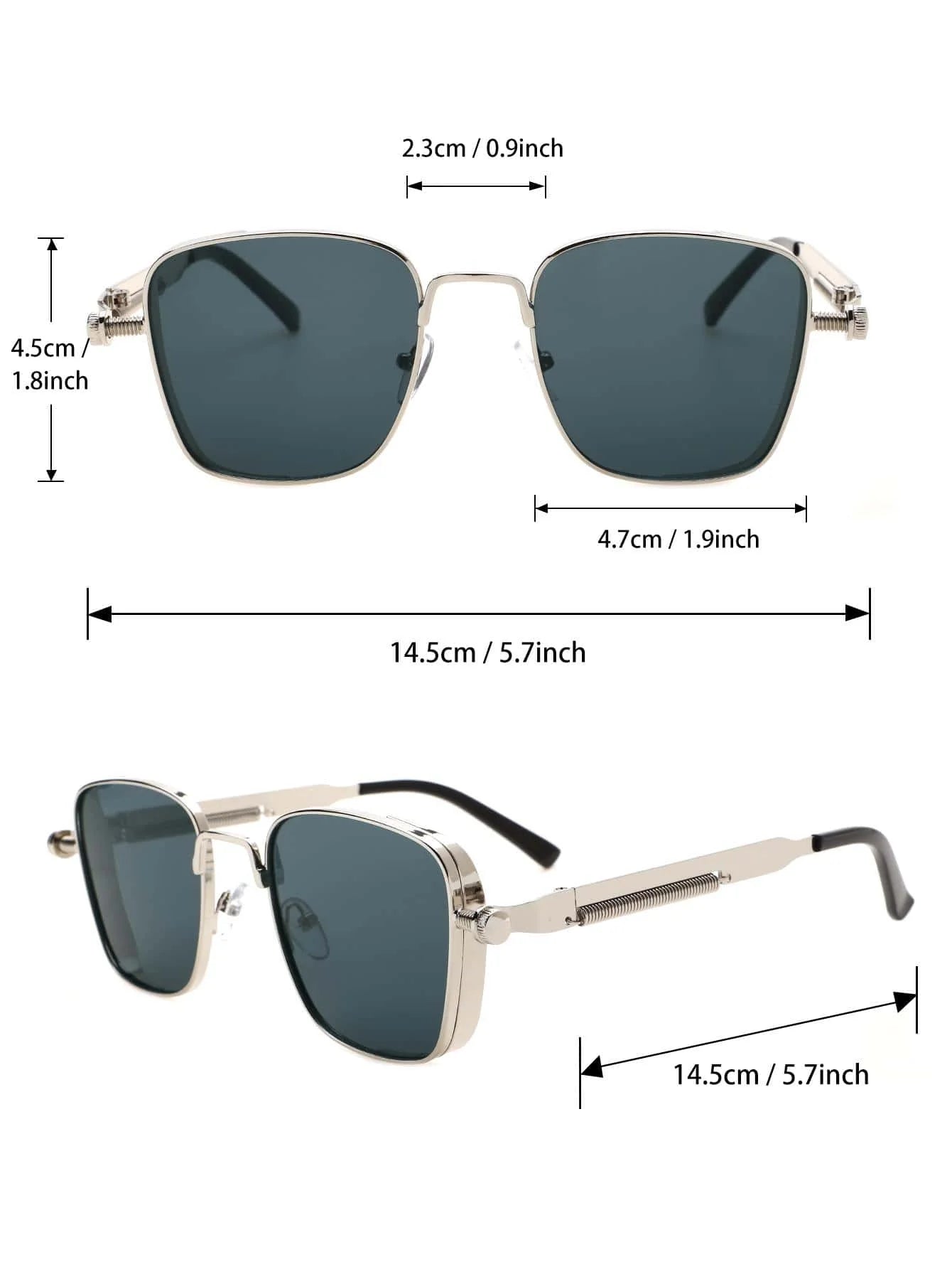 Retro Steampunk Sunglasses Retro Steampunk Sunglasses Blue Wolf Store