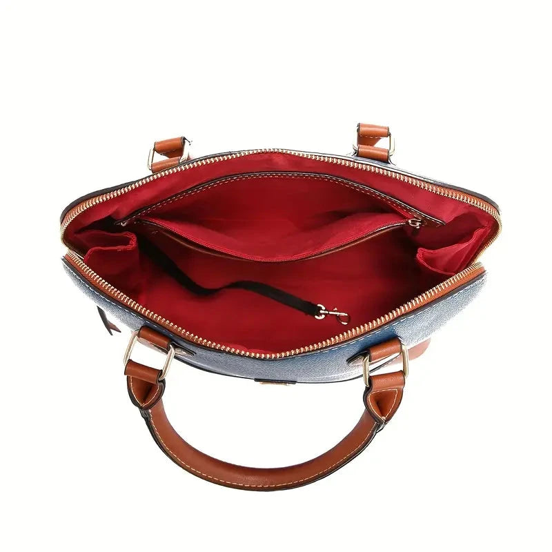 Retro Women's Leather Bag - Helena Classic Retro Women's Leather Bag - Helena Classic Blue Wolf Store