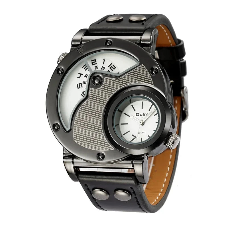 Rogue Men's Leather Watch Rogue Men's Leather Watch Blue Wolf Store