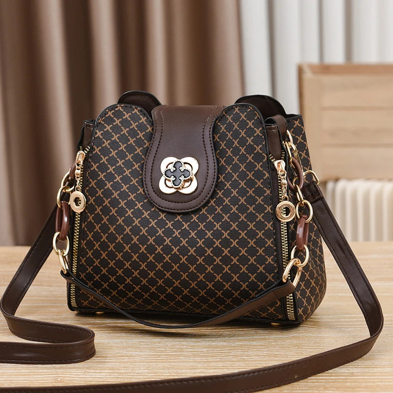 Royal Luxury Leather Women's Bag Royal Luxury Leather Women's Bag Blue Wolf Store Coffee