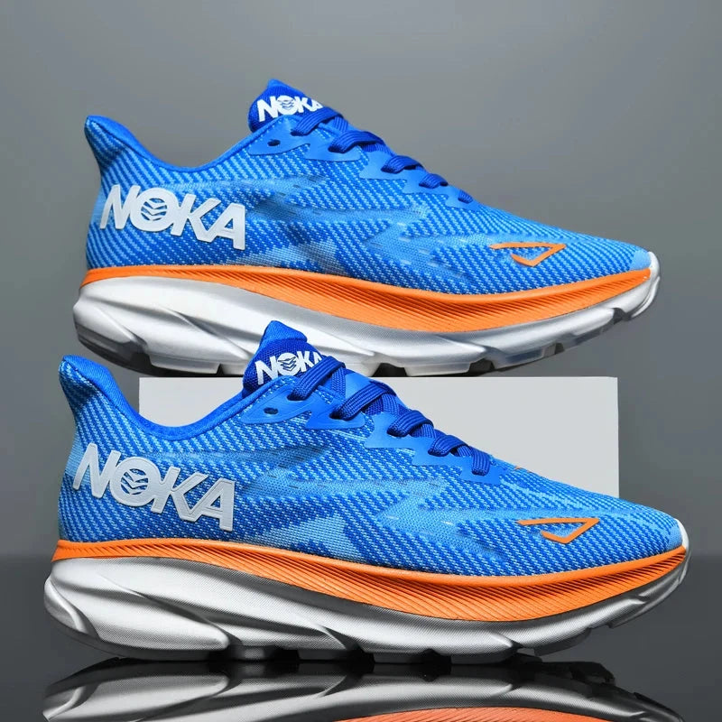 Running Shoes Men Sneakers Marathon Mens Shoes Professional Tennis Race Tranier Cushion Athletic Jogging Shoes Women Footwear Blue Wolf Store