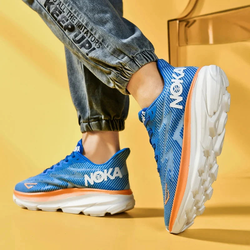 Running Shoes Men Sneakers Marathon Mens Shoes Professional Tennis Race Tranier Cushion Athletic Jogging Shoes Women Footwear Blue Wolf Store