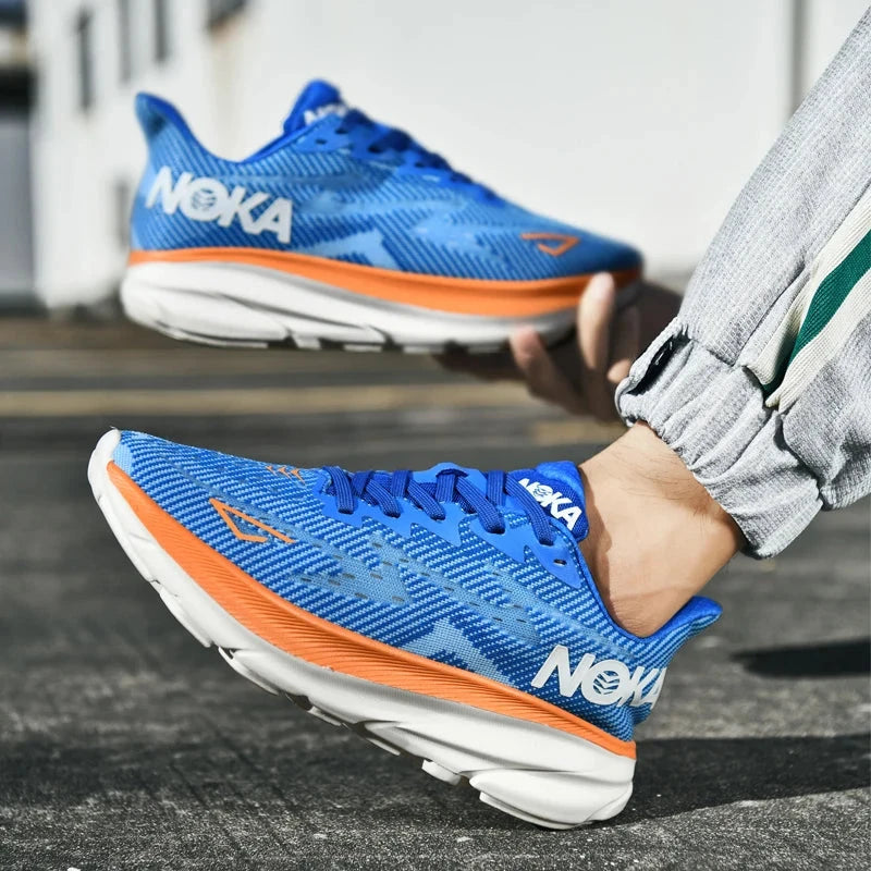 Running Shoes Men Sneakers Marathon Mens Shoes Professional Tennis Race Tranier Cushion Athletic Jogging Shoes Women Footwear Blue Wolf Store