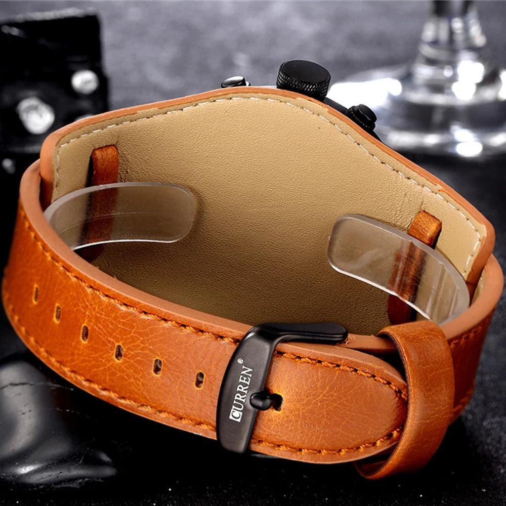 Sebastian Curren Leather Watch Sebastian Curren Leather Watch Blue Wolf Store