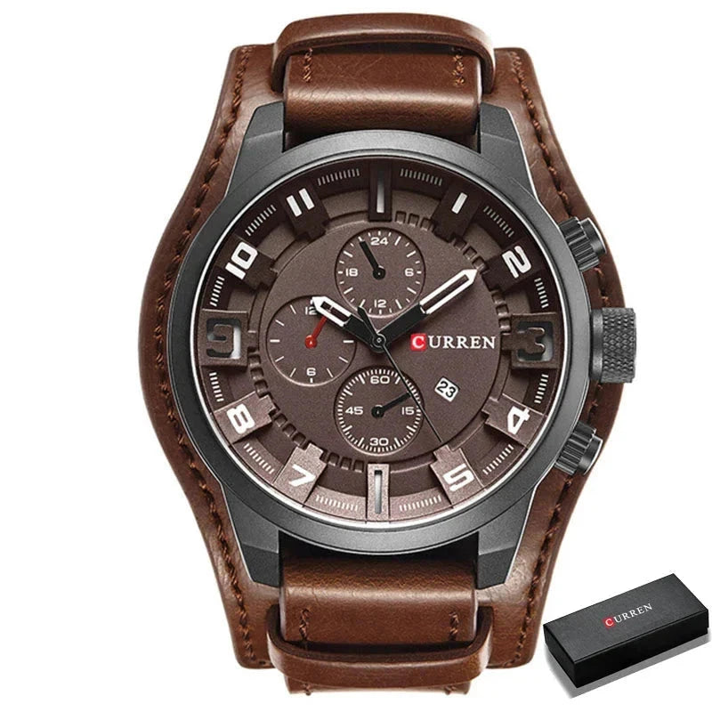 Sebastian Curren Leather Watch Sebastian Curren Leather Watch Blue Wolf Store