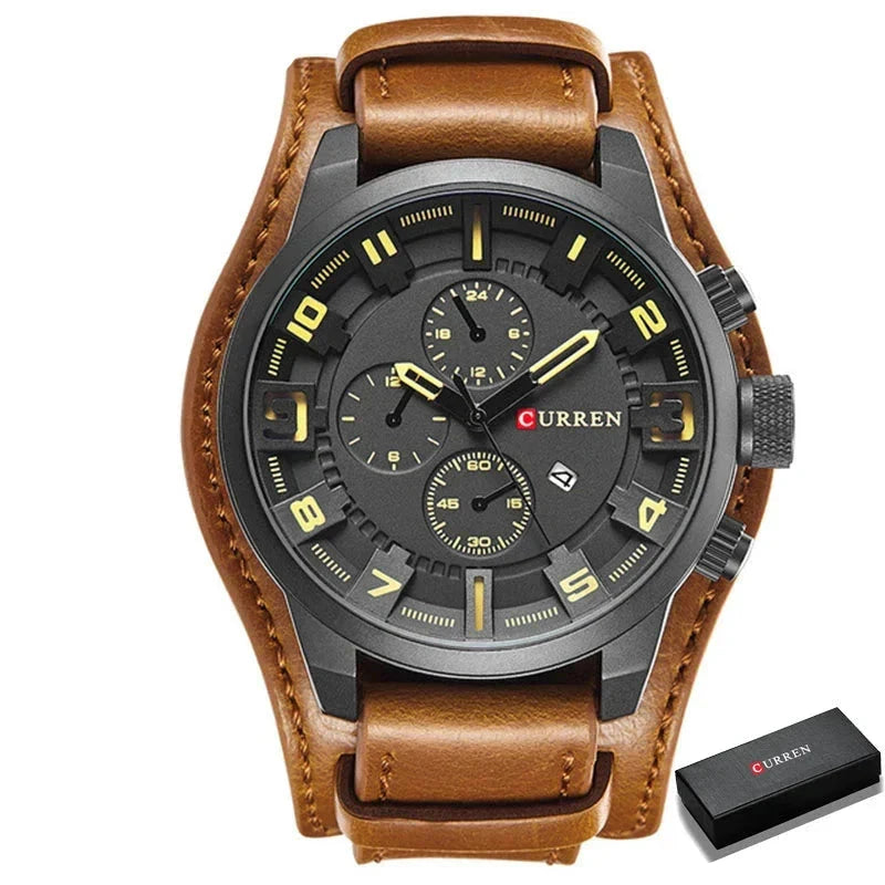 Sebastian Curren Leather Watch Sebastian Curren Leather Watch Blue Wolf Store