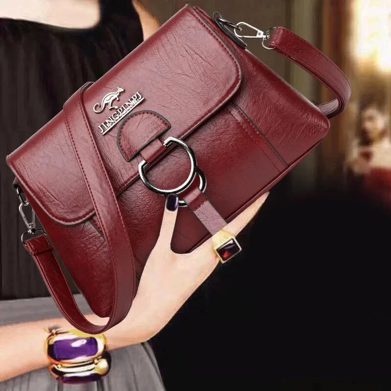Selinna Classic Leather Bag Selinna Classic Leather Bag Blue Wolf Store