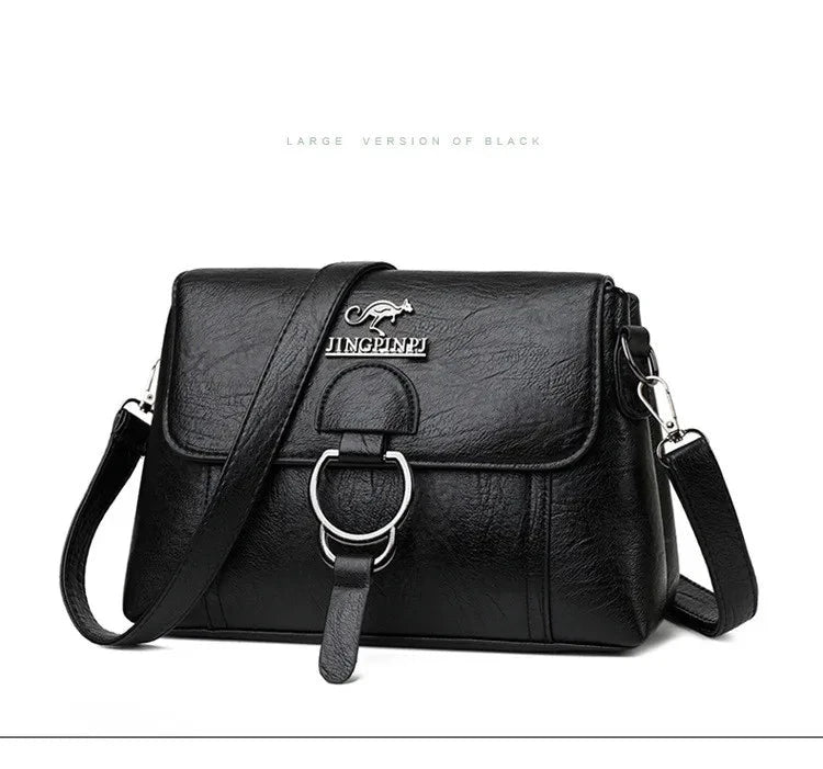 Selinna Classic Leather Bag Selinna Classic Leather Bag Blue Wolf Store