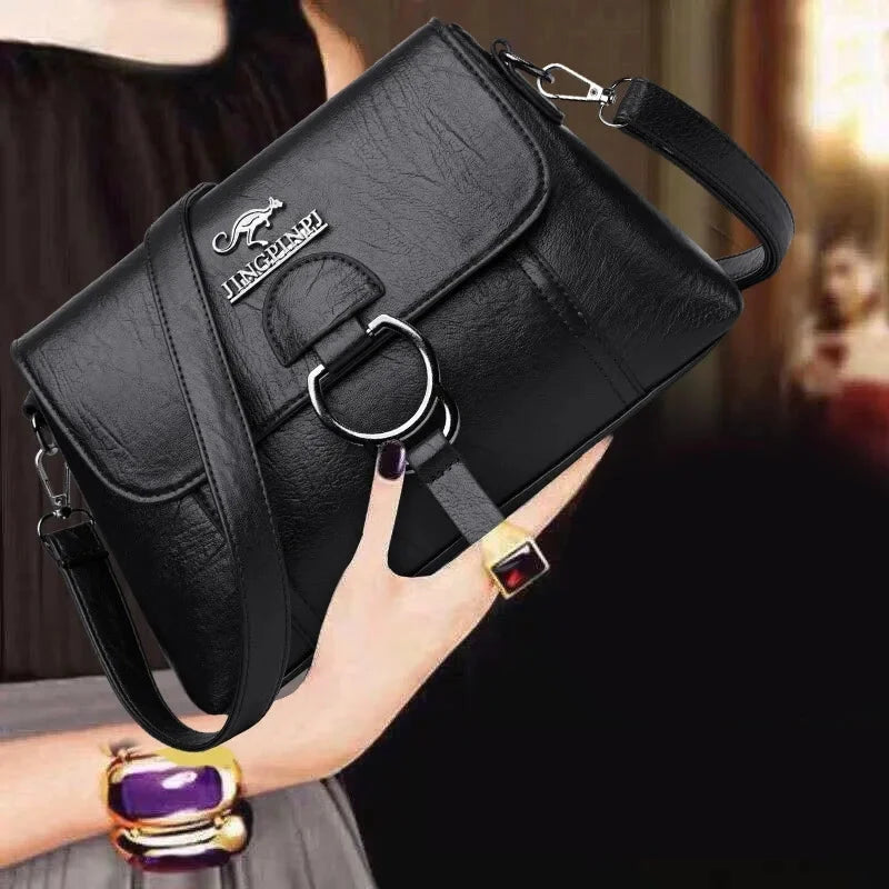 Selinna Classic Leather Bag Selinna Classic Leather Bag Blue Wolf Store