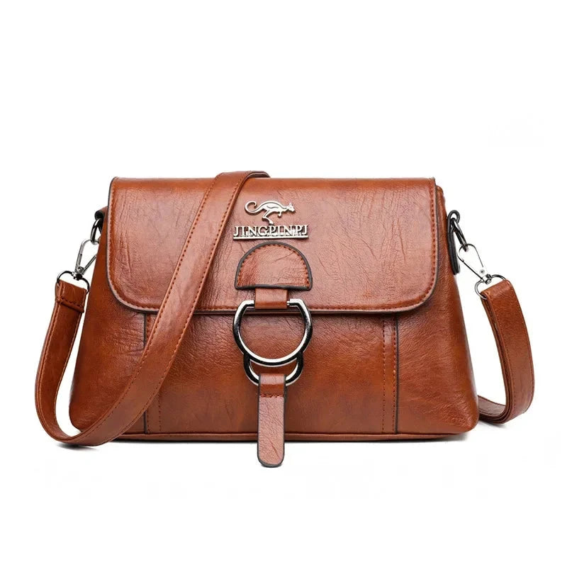 Selinna Classic Leather Bag Selinna Classic Leather Bag Blue Wolf Store