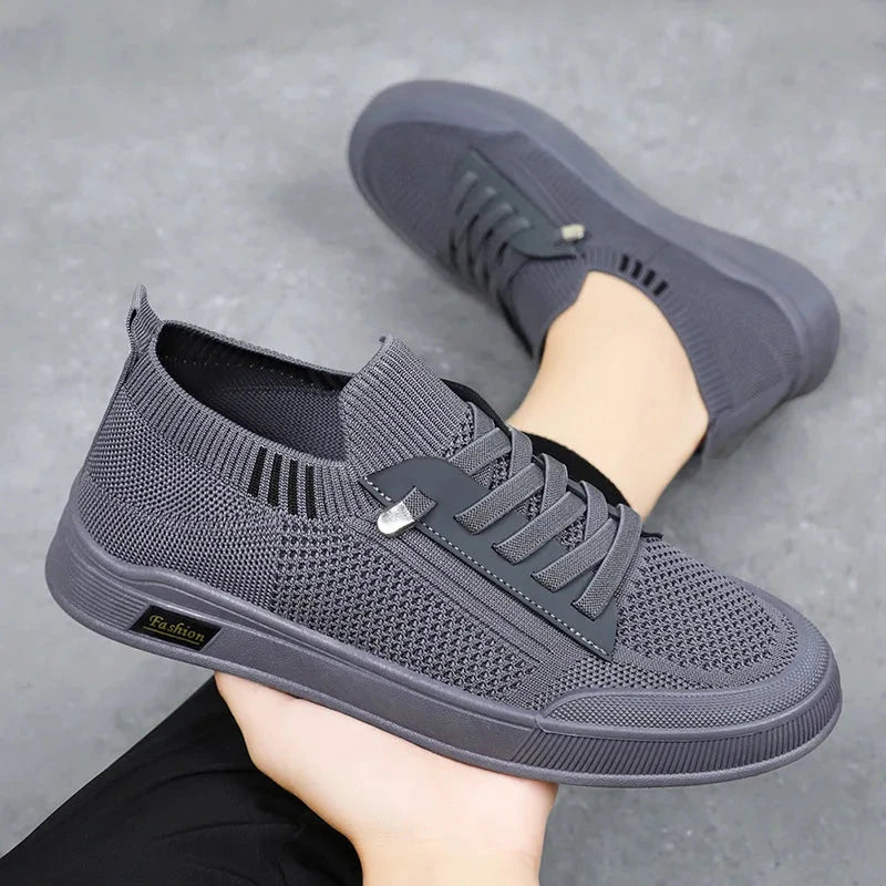 Shoes Men's Summer 2024 New Korean Edition Men's Shoes Solid Color Casual Canvas Shoes Breathable Single Blue Wolf Store