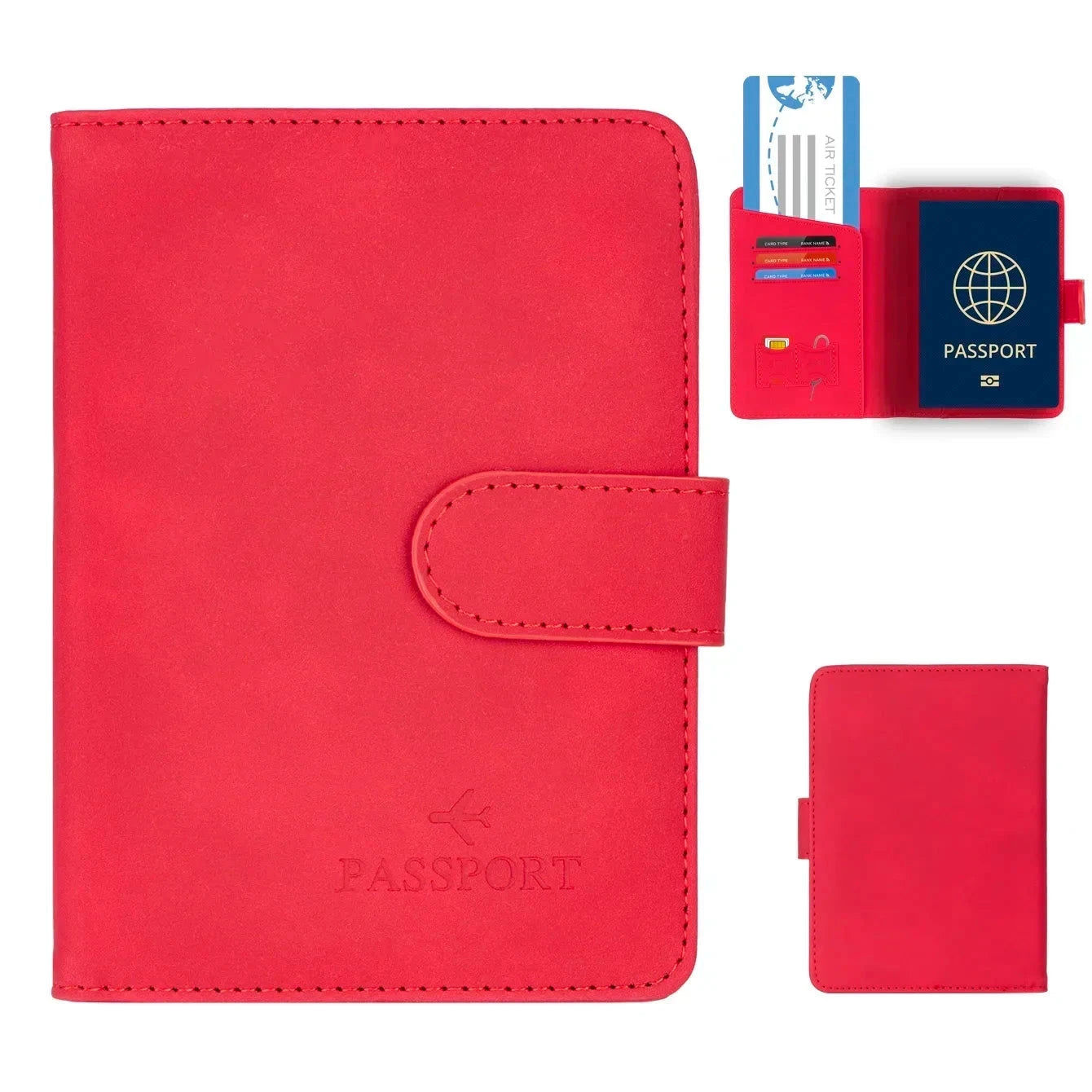 SkyVault Passport Holder in Leather – Elegant & Functional SkyVault Passport Holder in Leather – Elegant & Functional Blue Wolf Store