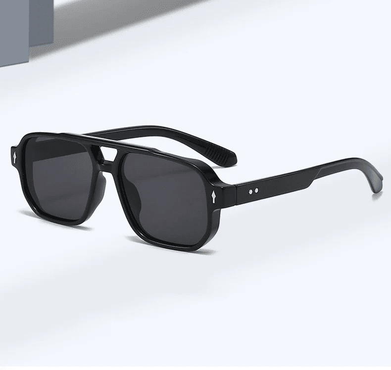 Skyzen Eclipse – Retro Sunglasses Skyzen Eclipse – Retro Sunglasses Blue Wolf Store Black