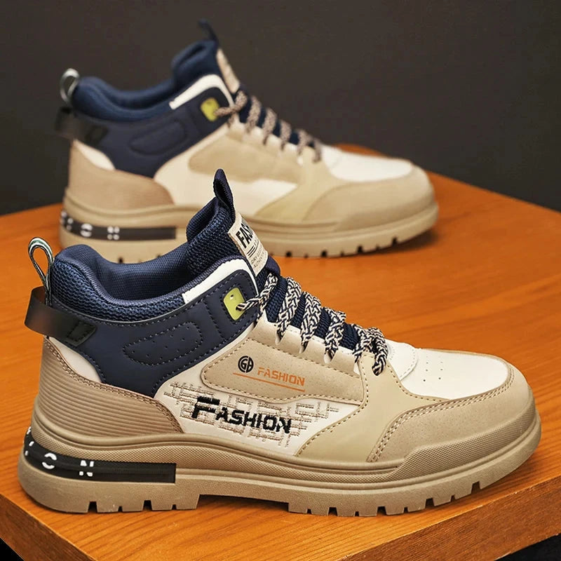 Sneakers Men Casual Autumn Vulcanized Shoes Male Walking Sport Shoes Outdoor Sneakers Male Sneakers Soft Sole Walking Shoes Blue Wolf Store