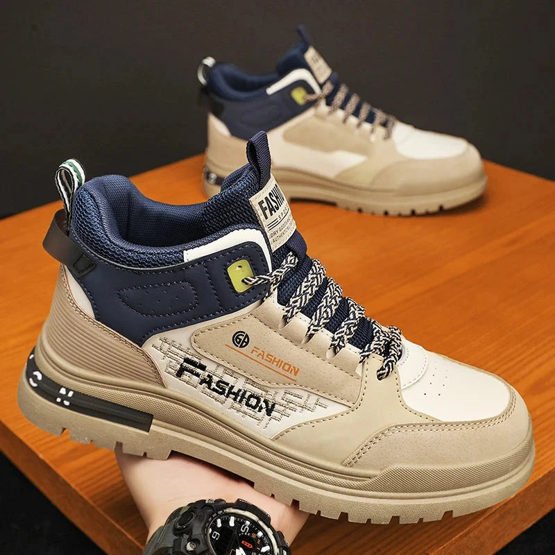 Sneakers Men Casual Autumn Vulcanized Shoes Male Walking Sport Shoes Outdoor Sneakers Male Sneakers Soft Sole Walking Shoes Blue Wolf Store