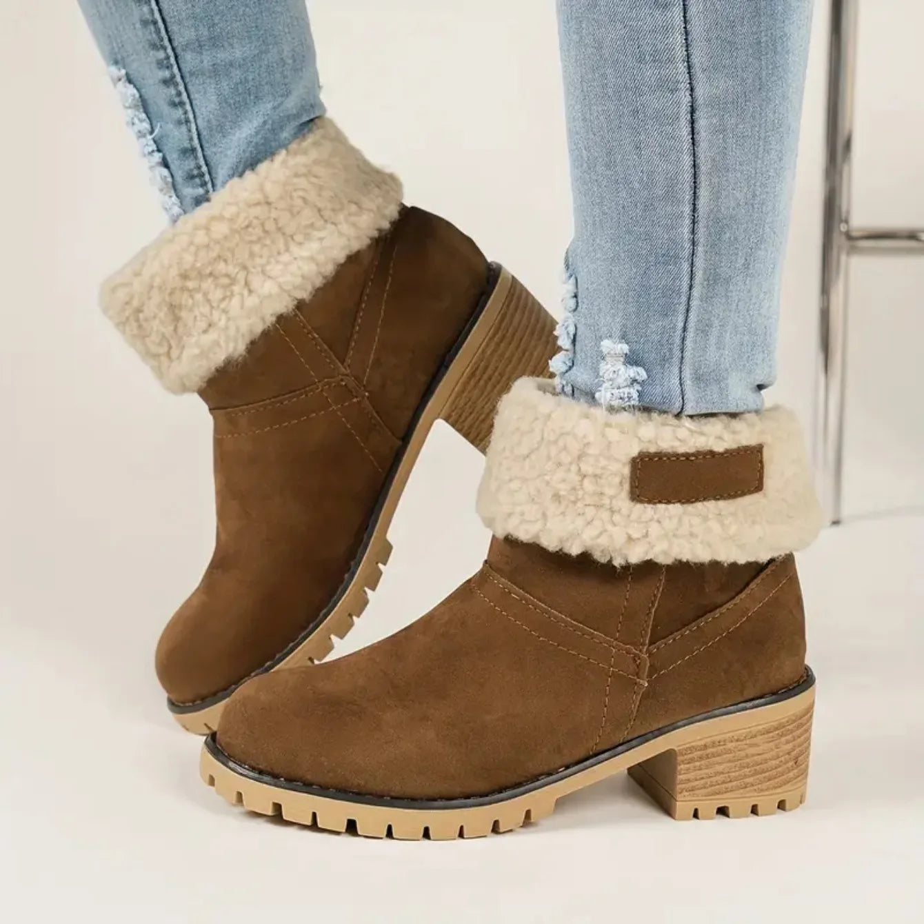 Sofie Women's Winter Suede Boots Sofie Women's Winter Suede Boots Blue Wolf Store