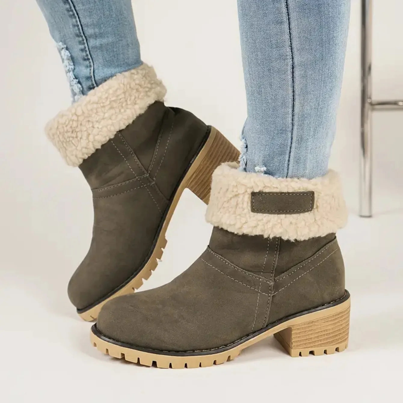 Sofie Women's Winter Suede Boots Sofie Women's Winter Suede Boots Blue Wolf Store