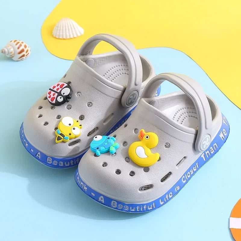 Soft Anti-Skid Children's Slippers Soft Anti-Skid Children's Slippers Blue Wolf Store Gray 3.5 US / 2.5 UK/AU / 18 EU