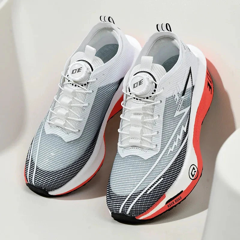 Soft Sole Cushioning Men's Running Shoes for Women High-quality Road Jogging Shoes Light Comfy Sneakers Mesh Training Shoes male Blue Wolf Store
