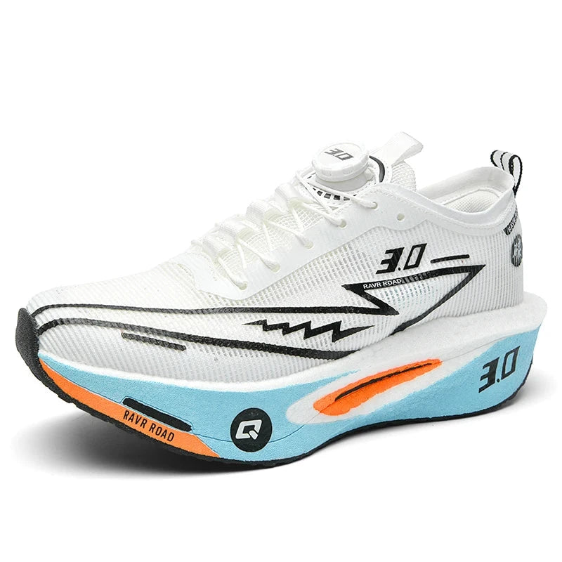 Soft Sole Cushioning Men's Running Shoes for Women High-quality Road Jogging Shoes Light Comfy Sneakers Mesh Training Shoes male Blue Wolf Store 5biaozhunbai 44