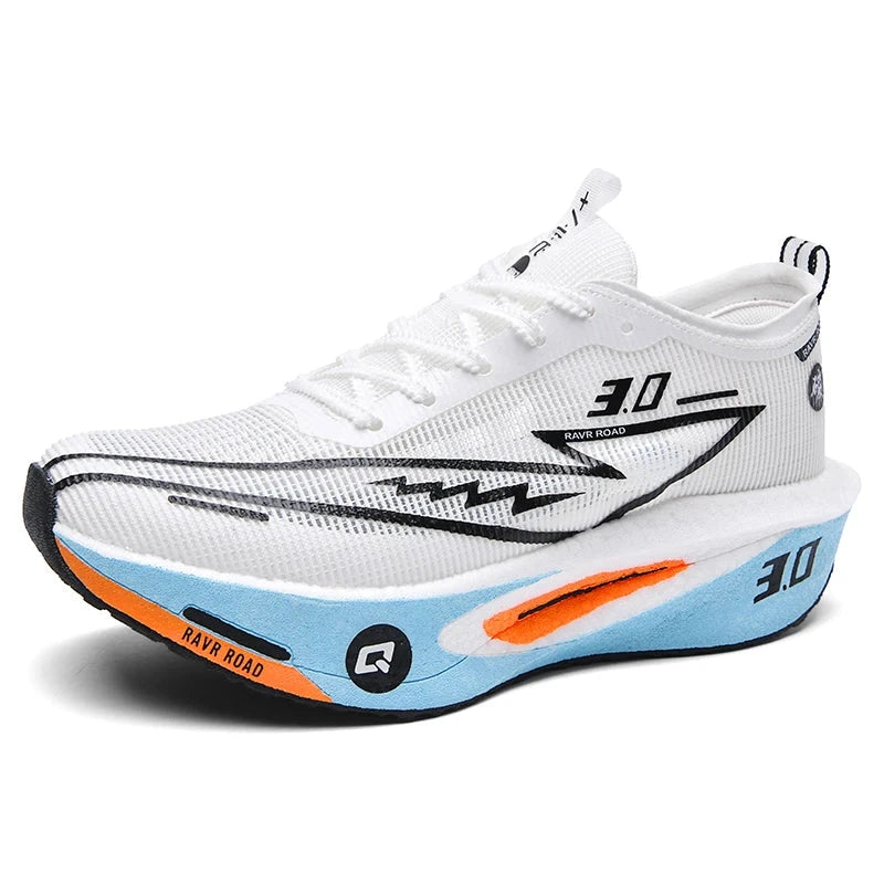 Soft Sole Cushioning Men's Running Shoes for Women High-quality Road Jogging Shoes Light Comfy Sneakers Mesh Training Shoes male Blue Wolf Store