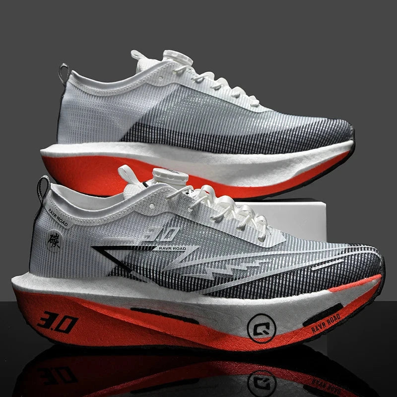 Soft Sole Cushioning Men's Running Shoes for Women High-quality Road Jogging Shoes Light Comfy Sneakers Mesh Training Shoes male Blue Wolf Store