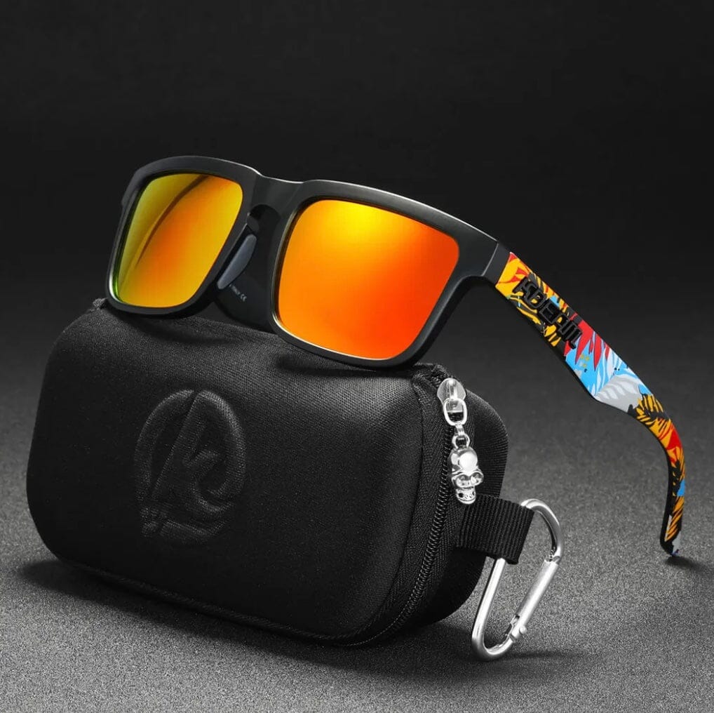 Stylish Polarized Sunglasses — SoulSync Blue Wolf Store C6 mirror red