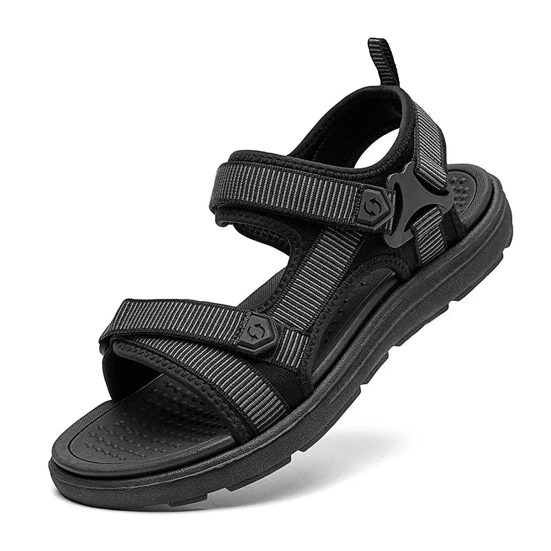 Summer Men Sandals Fashion Leisure Beach Holiday Sandals for Mens Lightweight Shoes New Outdoor Comfortable Casual Sandals Blue Wolf Store
