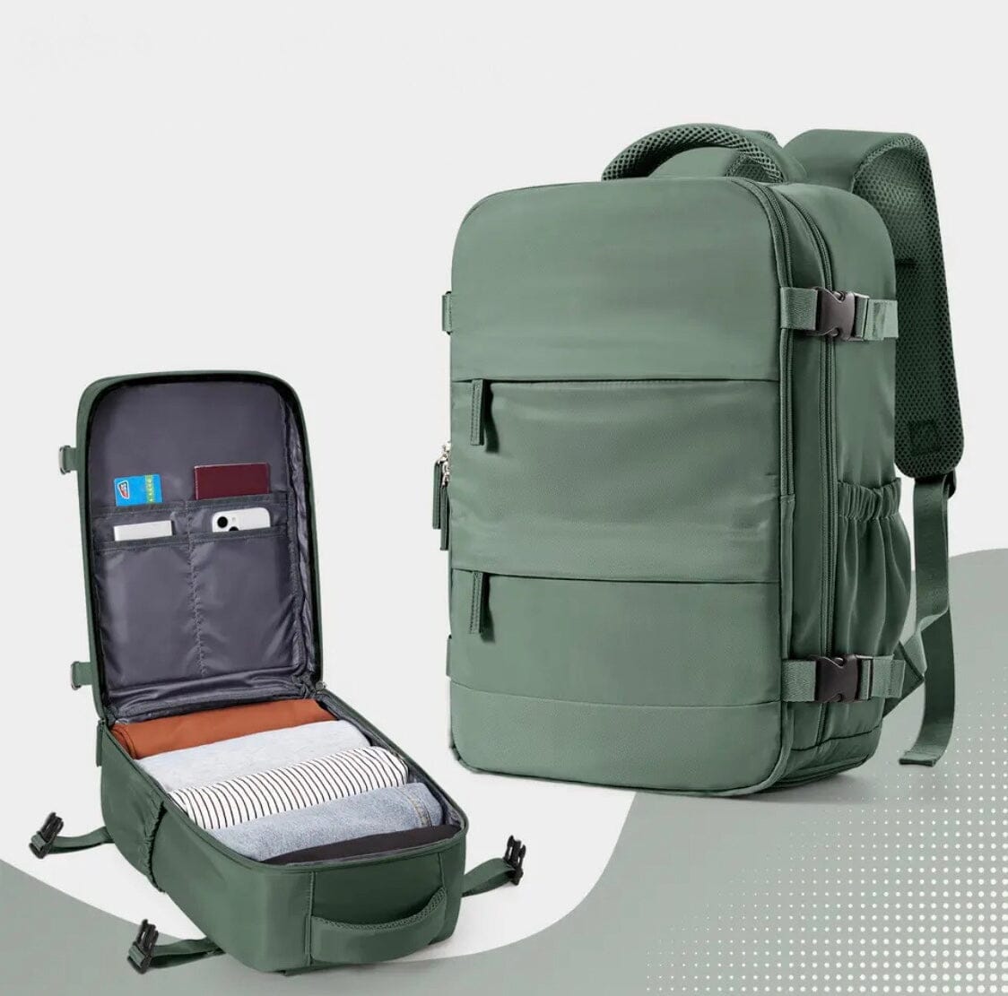 SwiftFlex – Spacious Multifunctional Backpacks SwiftFlex – Spacious Multifunctional Backpacks Blue Wolf Store Army Green