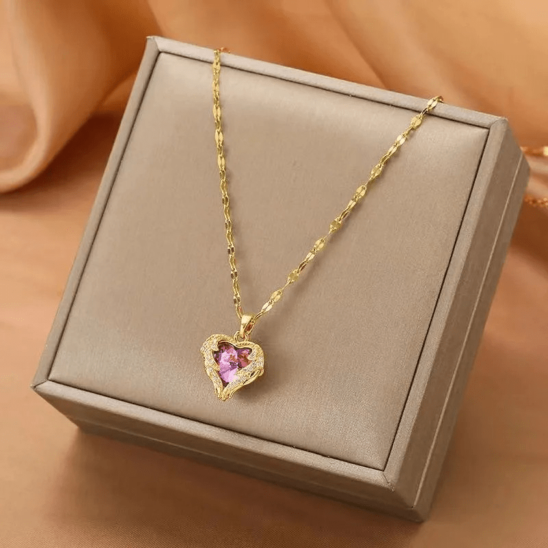 Thalira Elegance Women's Necklace – 18K Gold Plated Thalira Elegance Women's Necklace – 18K Gold Plated Blue Wolf Store