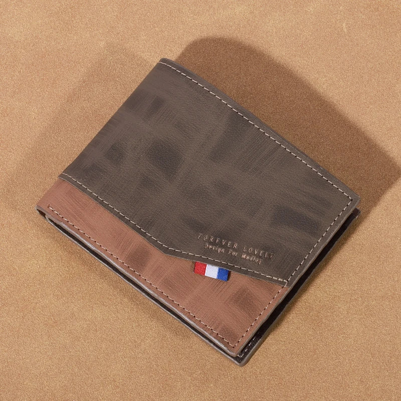 Vincent Men's Leather Wallet Vincent Men's Leather Wallet Blue Wolf Store