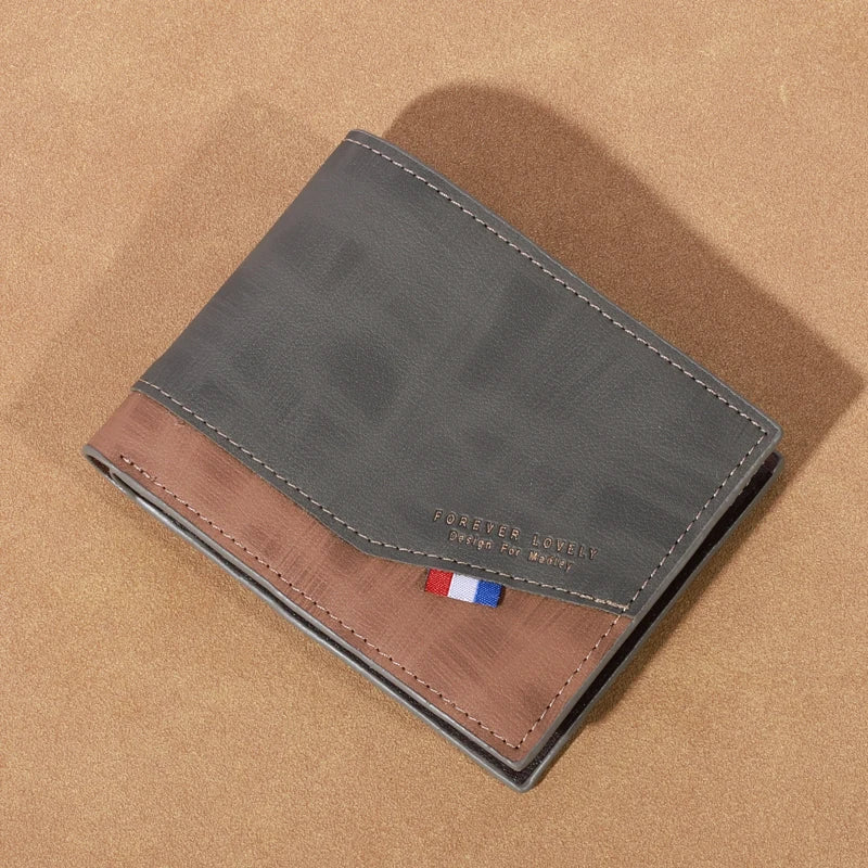 Vincent Men's Leather Wallet Vincent Men's Leather Wallet Blue Wolf Store