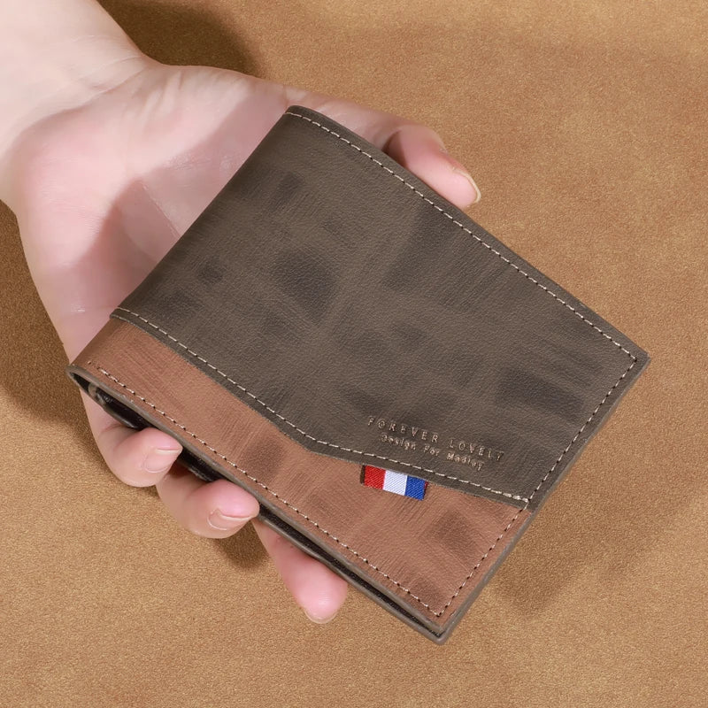 Vincent Men's Leather Wallet Vincent Men's Leather Wallet Blue Wolf Store Coffee
