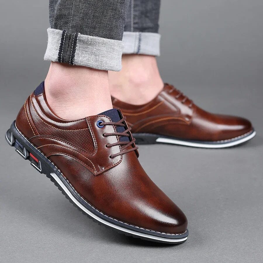 Vitorini Leather Oxford Shoes Vitorini Leather Oxford Shoes Blue Wolf Store