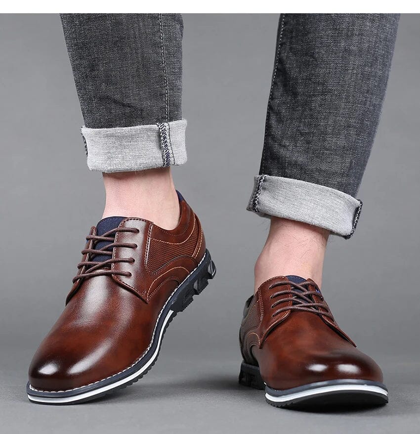 Vitorini Leather Oxford Shoes Vitorini Leather Oxford Shoes Blue Wolf Store