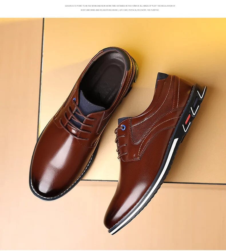 Vitorini Leather Oxford Shoes Vitorini Leather Oxford Shoes Blue Wolf Store