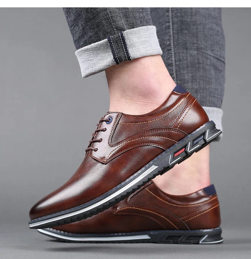 Vitorini Leather Oxford Shoes Vitorini Leather Oxford Shoes Blue Wolf Store