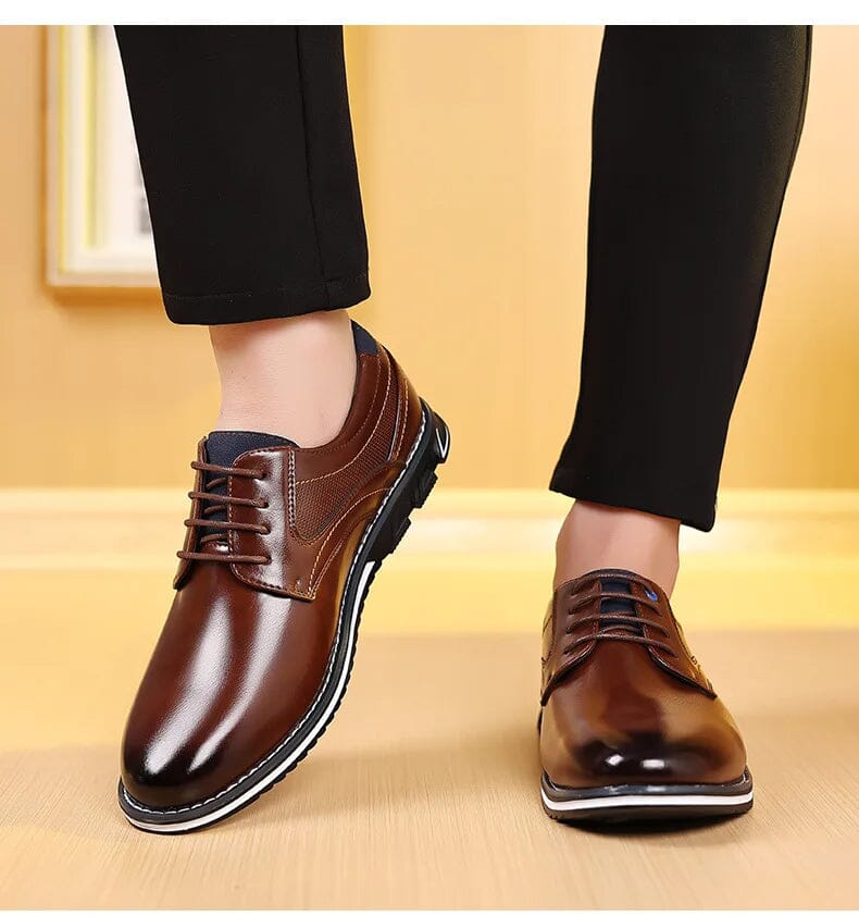 Vitorini Leather Oxford Shoes Vitorini Leather Oxford Shoes Blue Wolf Store