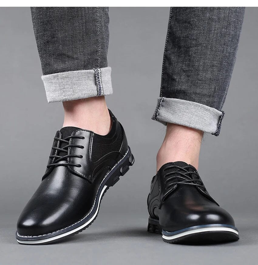 Vitorini Leather Oxford Shoes Vitorini Leather Oxford Shoes Blue Wolf Store