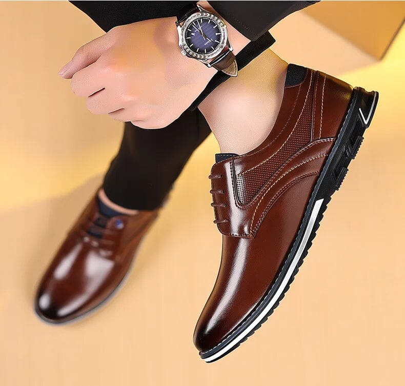 Vitorini Leather Oxford Shoes Vitorini Leather Oxford Shoes Blue Wolf Store