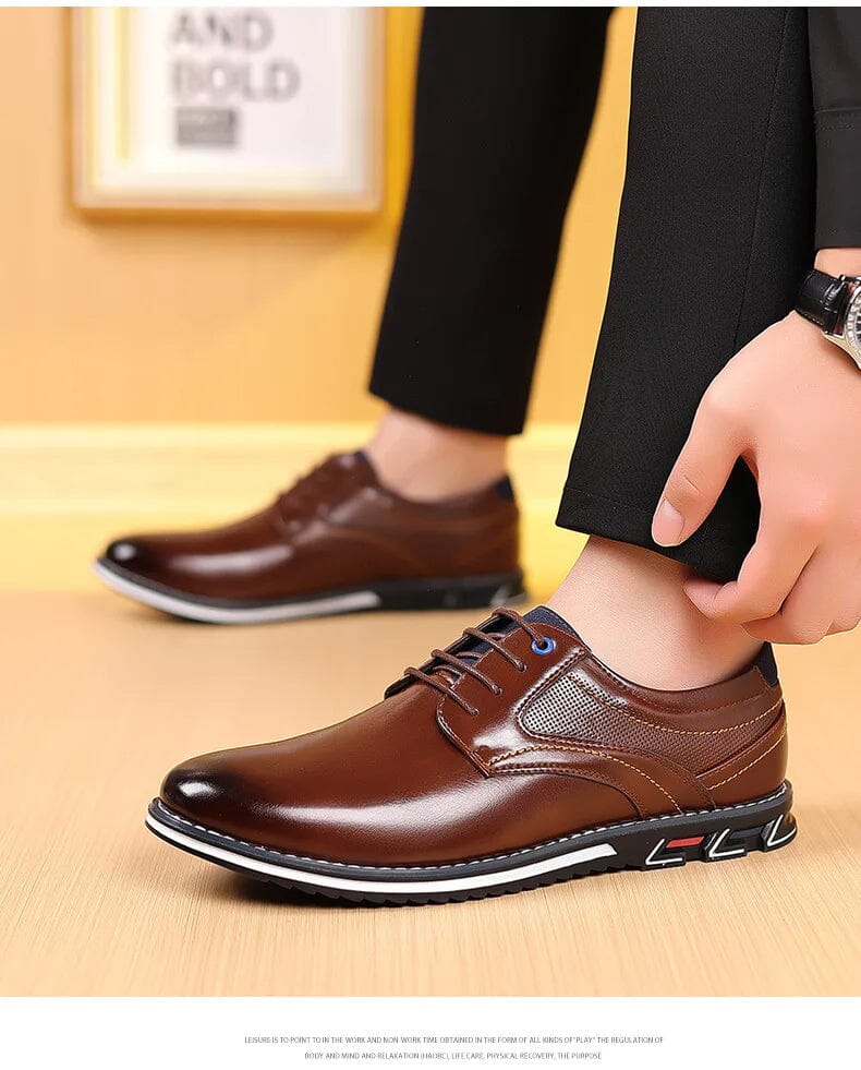Vitorini Leather Oxford Shoes Vitorini Leather Oxford Shoes Blue Wolf Store