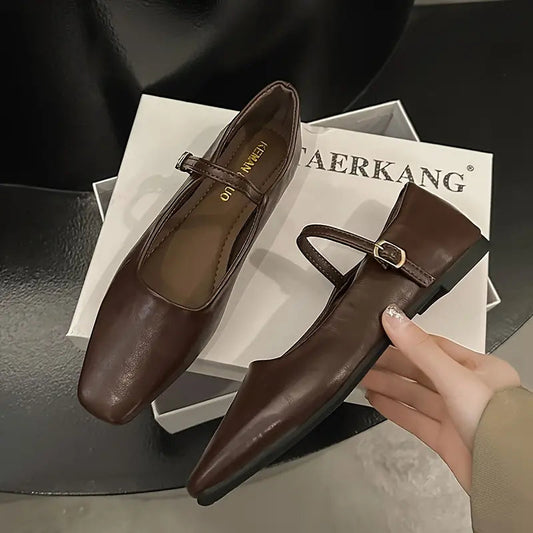 VivaEleganza Women's Mary Jane Shoes VivaEleganza Women's Mary Jane Shoes Blue Wolf Store US 5.5 / UK 3 Brown