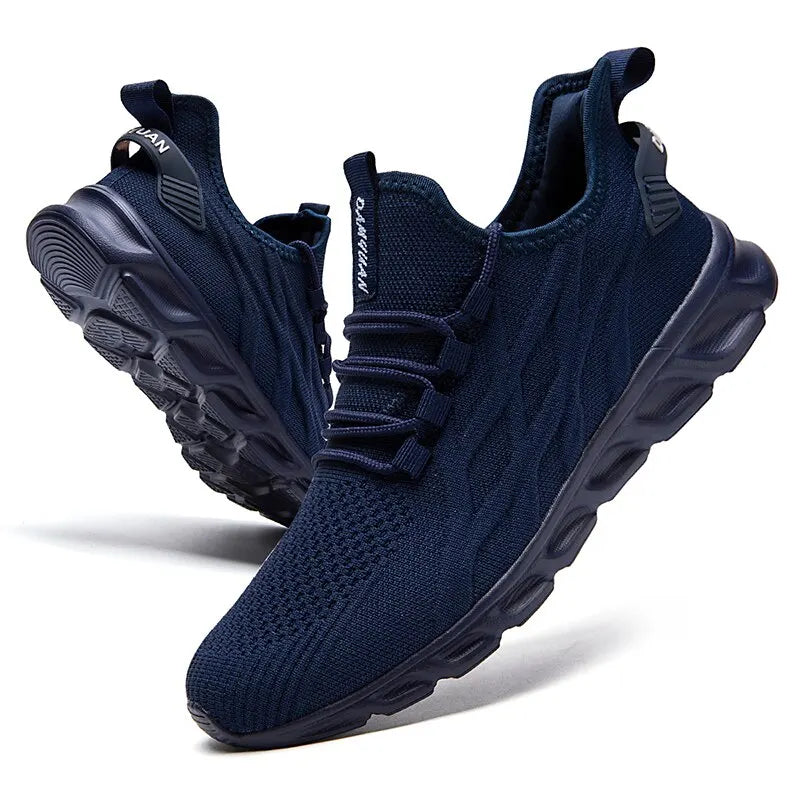 Vulcan Men's Active Breath Sneakers Blue Wolf Store 44 Dark-Blue