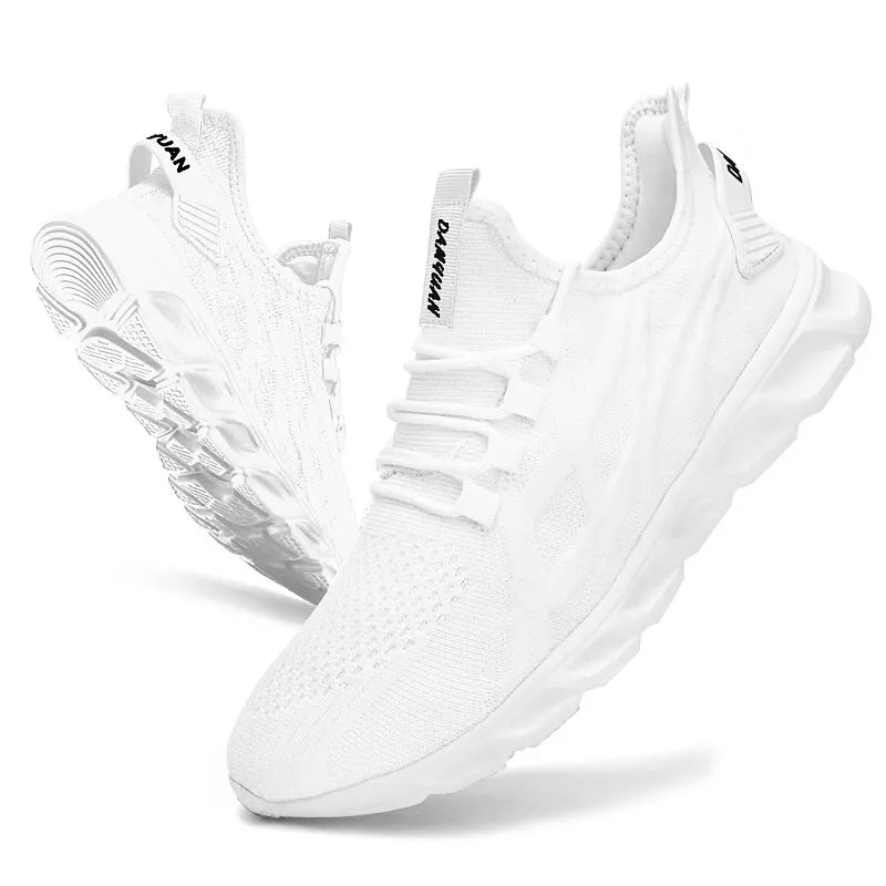 Vulcan Men's Active Breath Sneakers Blue Wolf Store 45 White