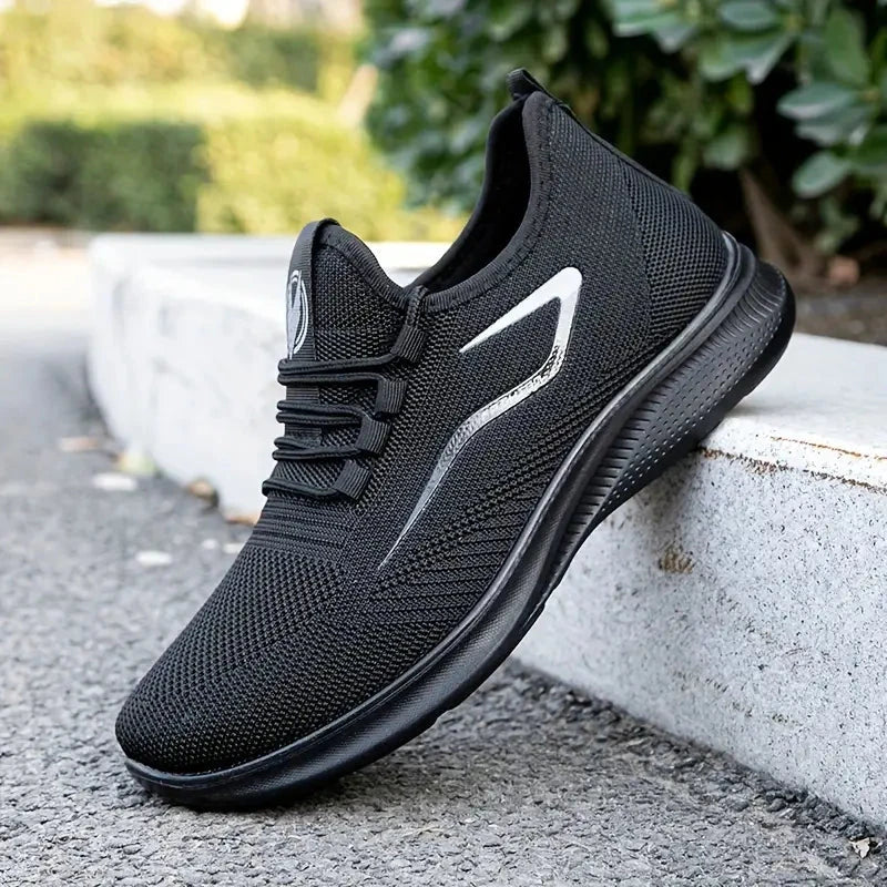 WindRush Breathable Men's Casual Sneakers WindRush Breathable Men's Casual Sneakers Blue Wolf Store Black US 7.5 / UK/AU 6.5